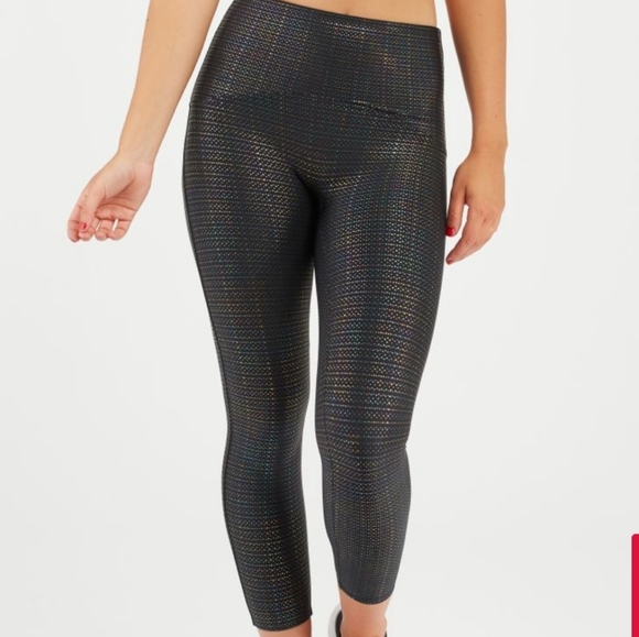 Spanx Black Metallic Mist Booty Boost 